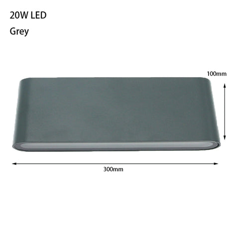 6W 12W 24W LED Outdoor Waterproof Wall Lamp Bedroom Living Room Balcony Wall Light Aluminum Exterior Wall Lamp Sconce Fixtures