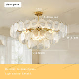 2026 Modern Luxury Frosted Glass Chandelier White, Led E14 Dimmable Light Fixture Nordic FOR Living Room Bedroom Decoration