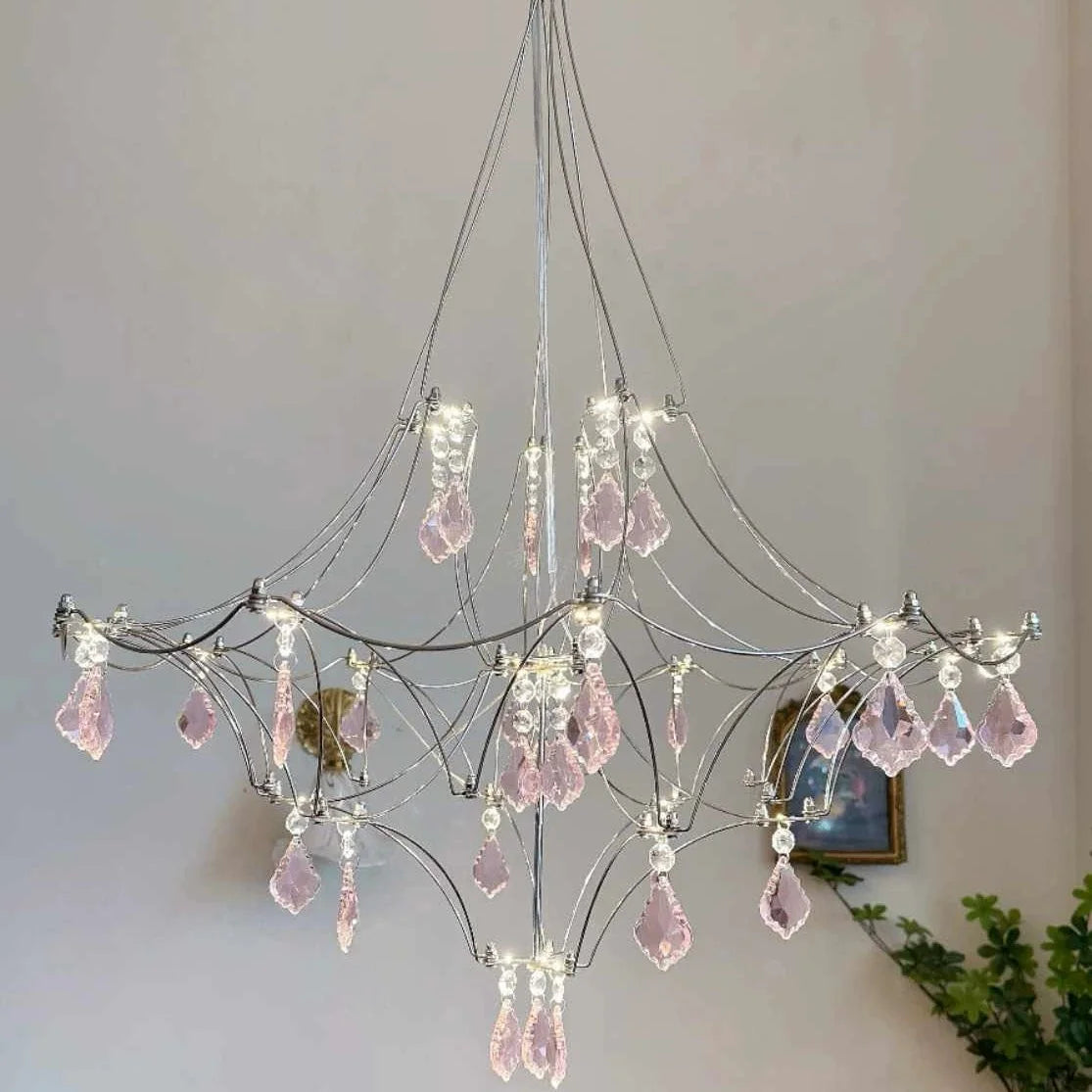 Crystal Chandelier for Living Room Dining Bedroom Hanging Lamps For Ceiling Firefly Lustre Design Modern Suspension Chandelier