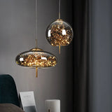 Nordic Luxury Creative Pendant Light Art Glass Minimalist Dining Table Lamp Bar Counter Influencer Bedside Dining Room Lighting