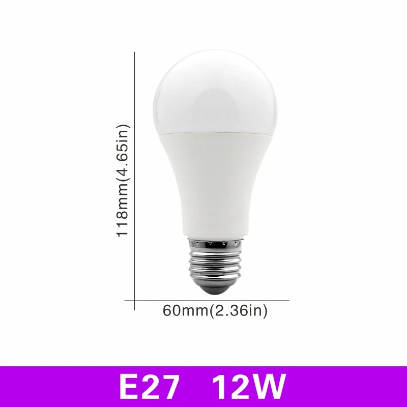 E27 E14 LED Bulb 20W 18W 15W 12W 9W 6W 3W Lampada LED Light AC 220V-240V Bombilla Spotlight Lighting Cold/Warm White Lamp