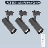 Remote Control Set LED Track Light Dimmable Ceiling Spotlight Rail Light Led Track Rail Spotlight Clothing Store Ceiling Lights