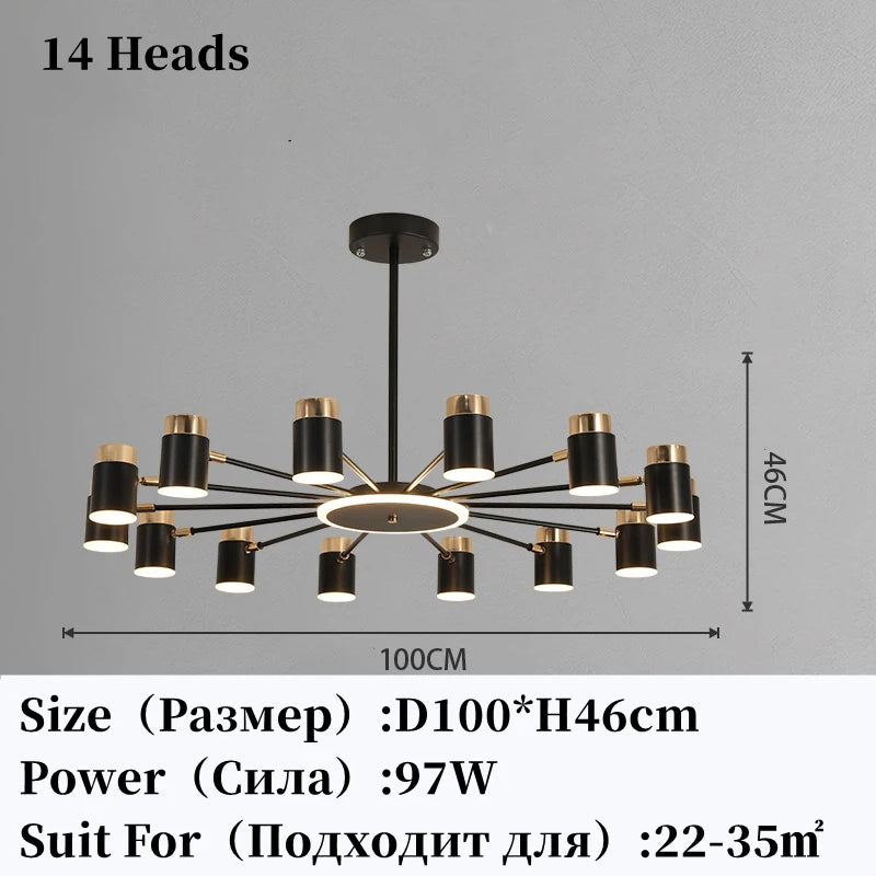 Nordic Chandeliers Lighting For Modern Living Dining Room Bedroom Kitchen Ceiling Pendant Lights Simple Indoor Home Decors Lamps