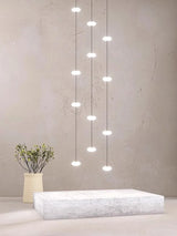Stairs Modern Chandelier Loft Duplex Living Room Hotel Lobby Long Pendant Nordic Home Decorative Lighting Ball Long Line Pendant