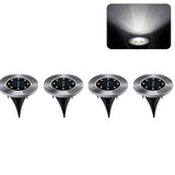 8 LED Solar Garden Lights Outdoor Patio Disk Buried Lights In-Ground Landscape Lighting For Lawn Patio Pathway Yard Deck Walkway