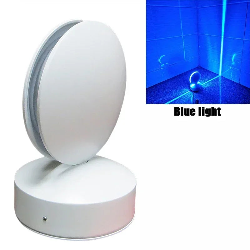 2025 NEW 360Degree 10W RGB LED Window Sill Door Frame Wall lamp With Remote Hotel KTV Corridor Aisle Beam Ray Line Wall Lamps