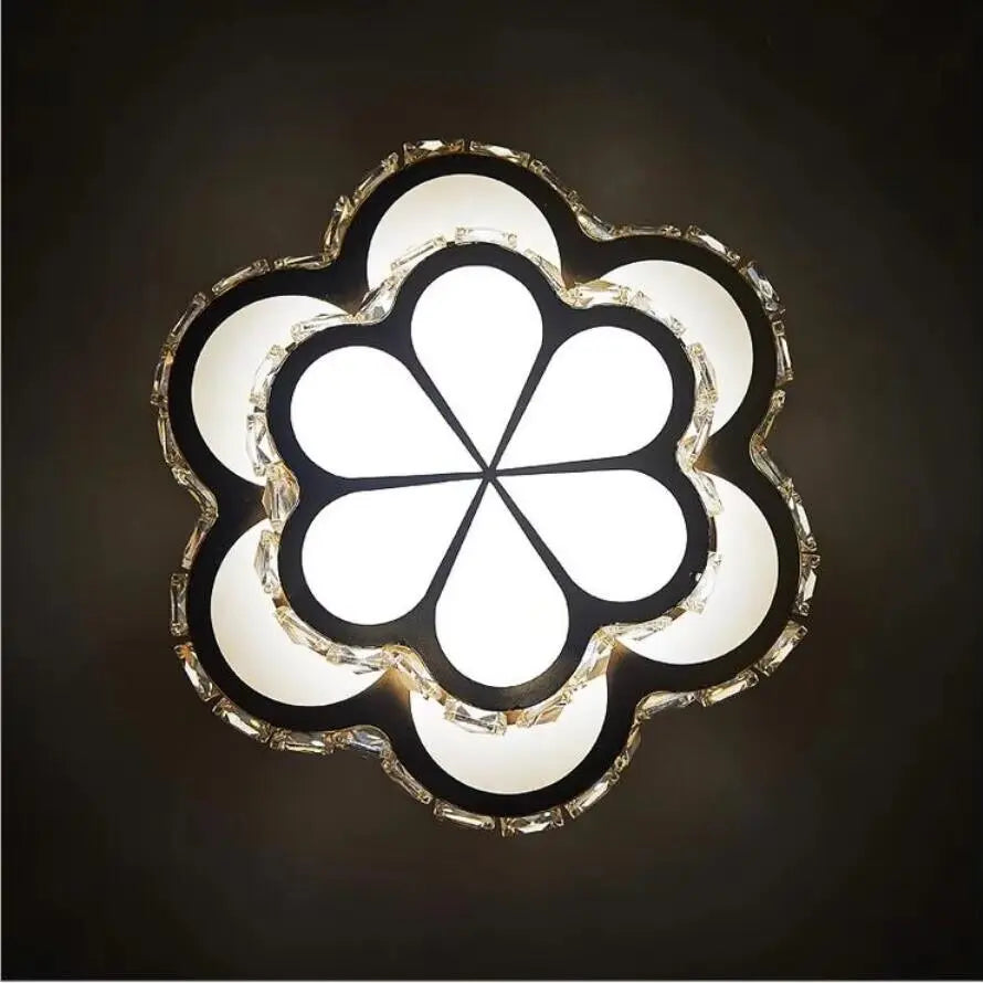 Fashion flowers LED Chandeliers led lamps new Pendant lamp Gold K9 crystal Chandelier High-power led lustre light Chandelier