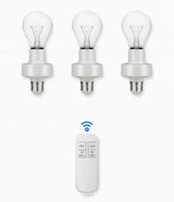 Smart Remote Control Light Switch E27 LED Lamp Wireless Timer Holder Bulb Base Socket On/Off 30M Range For Ceiling Chandelier