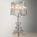 Nordic Designer Transparent White Baroque Ghost Table Lamp Bedside Sofa Lighting Decoration LED Ambient Light