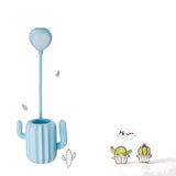 Student lamp Cactus pen holder desk lamp reading eye protection storage table lamp LED charging table lamp gift