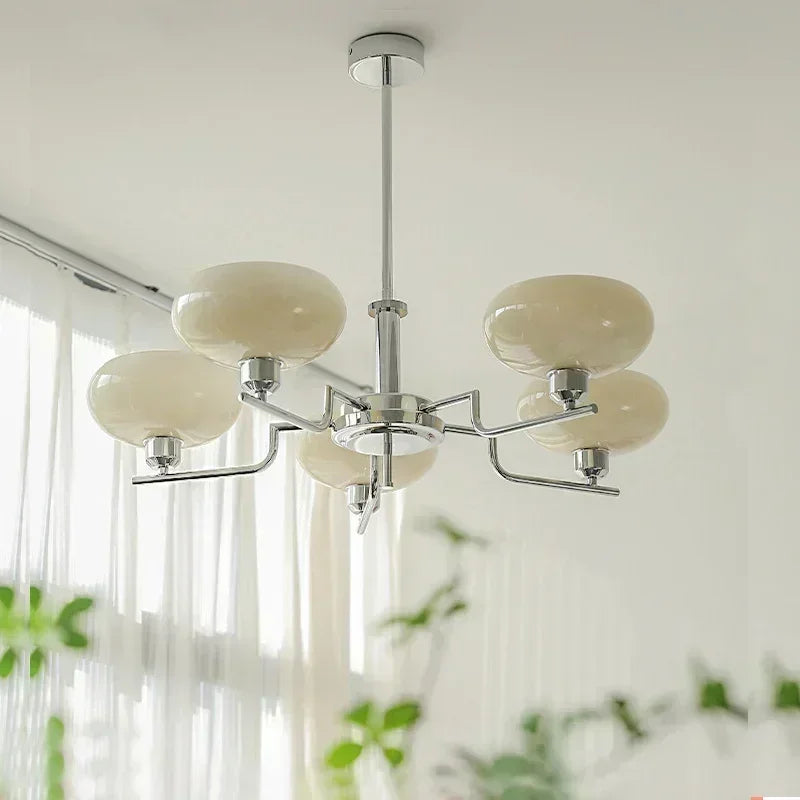 Retro Artistic Design Glass Pendant Light Ball Used in Bedrooms Study Rooms Living Kitchens  Island Chandelier Indoor Hanging