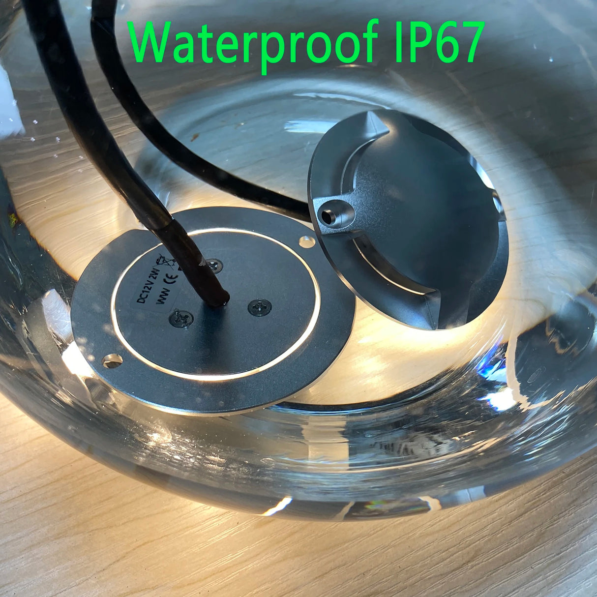 4-Hole Ultra-Thin Outdoor LED Ground Light (DC12V/24V, 1W/2W) - IP67 Surface Mount Step Light for Deck, Lawn & Courtyard