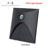 Led Deck Light Motion Sensor Step Stair Railing Lamp 3W Indoor Outdoor Waterproof for Pathway Stairway Post Porch Wall Sconce