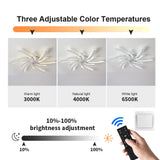 Modern Smart Ceiling Fan with LED Light - App & Remote Controlled, Dimmable