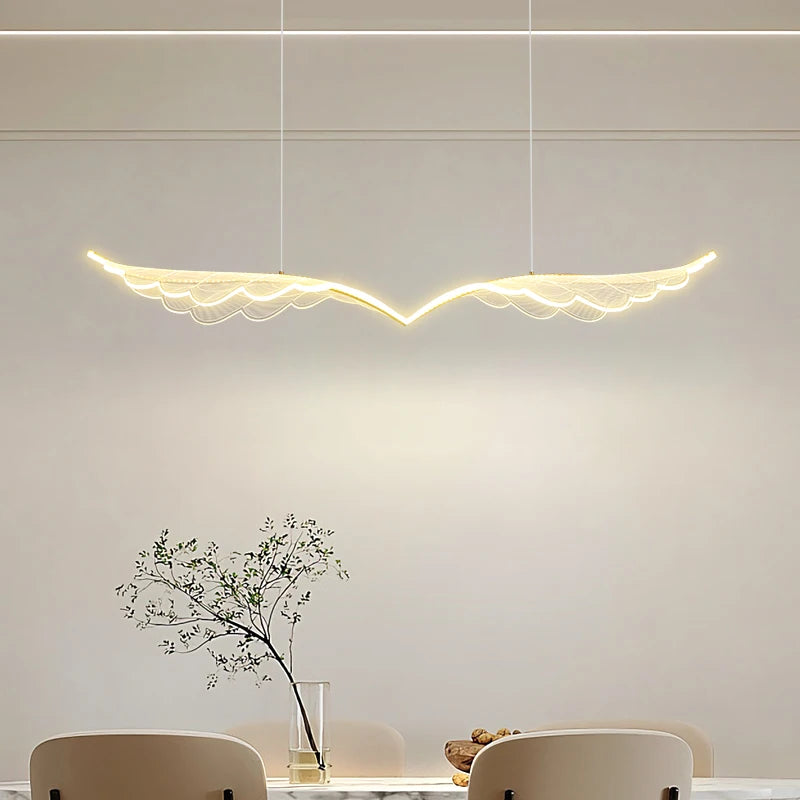 2026 Modern Gold Angel Wings Chandelier Lights Luxury Home Decoration LED Lamps For Kitchen Dining Room Table Study Pendant Ligh