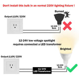 20-Pack MR16 LED Spotlights - GU5.3 12V / 110V / 220V Bi-Pin Bulbs
