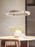 2025 Trendy Home Decoration Round Linear Natural Stone Chandelier Lighting Lustre Para Sala Estar Hanging Lamps For Dinning Room
