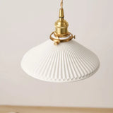 Japanese Ceramic Pendant Light - Nordic Retro Bronze Chandelier for Hotel & Bar