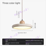 Modern Natural Stone Led Pendant Light Nordic Retro Travertine Chandelier For Dining Room Beside Home Decor Light Fixtures