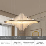 Italian Designer Light Luxury Home Decor Chandeliers Modern Round Creative Ceiling Art Restaurant Hanging Lamp Lighting Fixtures