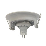 High Quality Zinc Alloy Recessed Led Ceiling Spotlight Cut-out 75mm GU10 Housing Frost White Led Downlight Lamp Frame Fixture