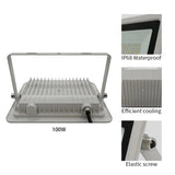 White LED Flood Light 10W 20W 30W 50W 100W IP68 Waterproof Outdoor Garden Projector Lighting Spotlight Wall Flood Lights
