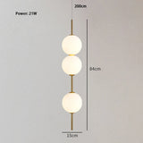 Nordic Glass Ball LED Pendant Lights Bedroom Bedside Hanging Lights Fixture Long Design Lighting Nordic Ceiling Chandeliers