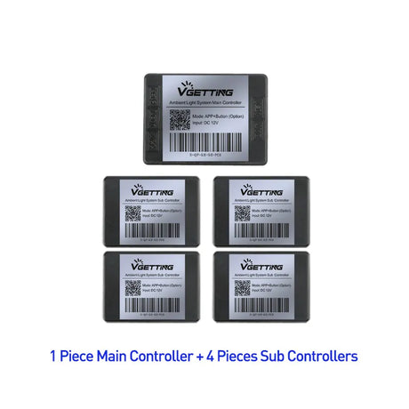 18 in 1 Car Ambient Light 64 Color Acrylic Strips 110cm 90cm 75cm 35cm 20cm Full Colors RGB Car Interior Bluetooth App Control