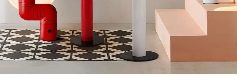 Spanish Space Age floor lamp Designer Replica Red White Water Pipe Standing Lamp For Living Room Sofa Bedroom Room Decoration