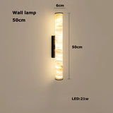 Elevate Your Dinning Room With Our Marble Cylinder Led Pendant Light Dimming Function White Linear Alabaster Gold Silver