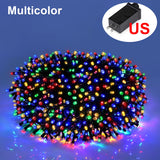 10m 20m 30m 50m 100m Street Garland Curtain Lights String Waterproof Fairy Lights Outdoor Garden Party Wedding Christmas Decors