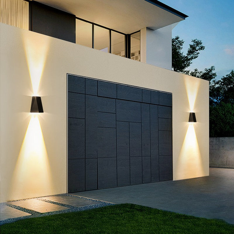 LED Solar Wall Light Up And Down Solar Lamp Outdoor Waterproof for Garden, Villa, Courtyard Porch, Landscape Decorative Luminous