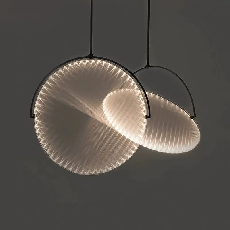 Nordic Restaurant Pendant Lights Creative and Personalized Dining Table Lights Modern and Minimalist Art Fabric Pendant Lamps