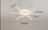 2023 new ceiling lamp Nordic modern LED lamp living room dining room bedroom lights ceiling chandelier