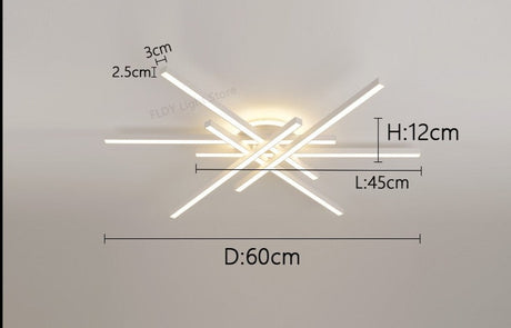 2023 new ceiling lamp Nordic modern LED lamp living room dining room bedroom lights ceiling chandelier