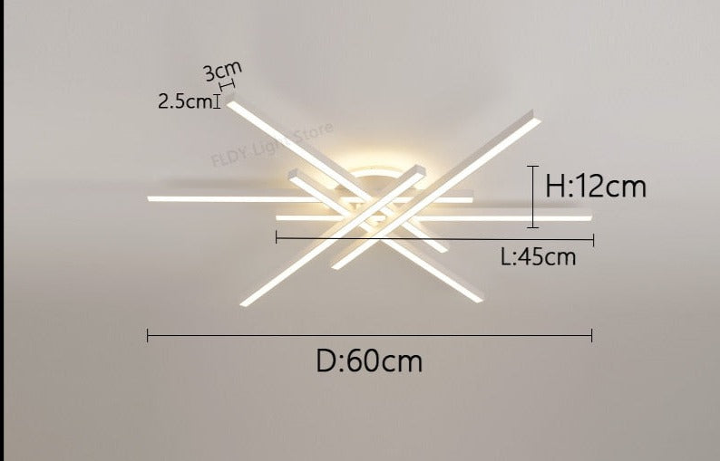 2023 new ceiling lamp Nordic modern LED lamp living room dining room bedroom lights ceiling chandelier