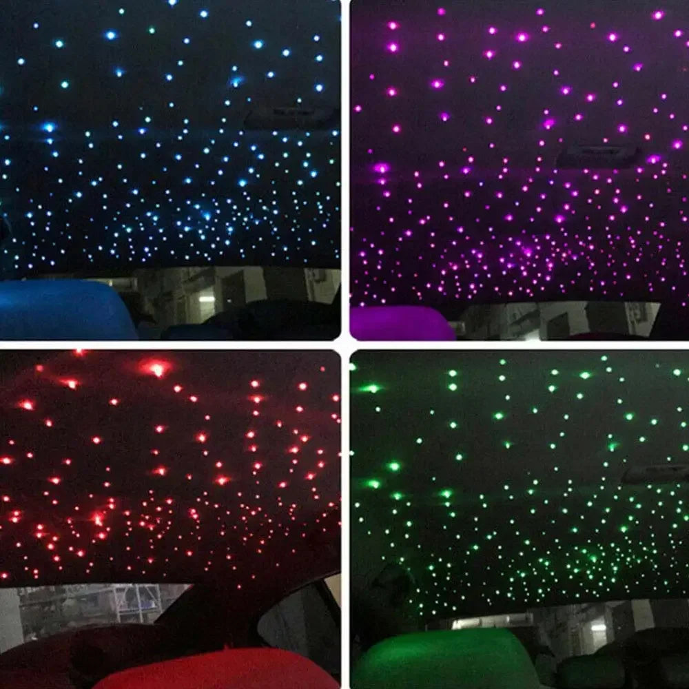 1/2/4 Split Fiber Optic Light Kit - RGBW Starry Sky Lamp with Bluetooth App & Music Sync - Distributed Ceiling Star Light for Car & Home