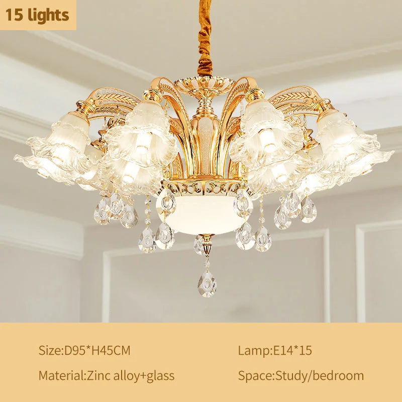 Nordic Modern Luxury Ceiling Chandelier Lighting 2025 Lustre Living Room Hotel Villa Lobby Crystal Hanging Lamp Luminaria Lights