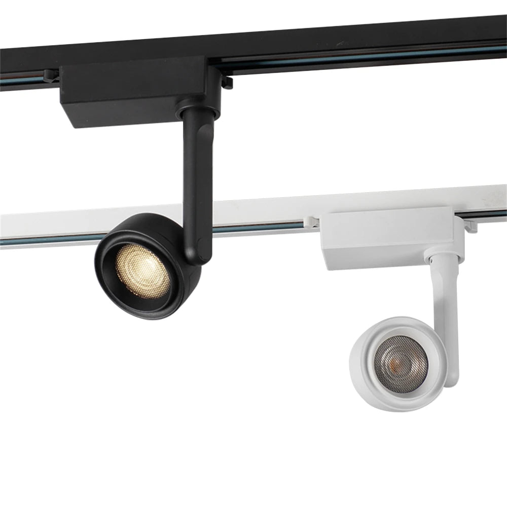 LED Track Light Rail 0.5M 1M Black White Aluminum 2 Wire System Track Light Series Universal Track for Ceiling Spot Lamps