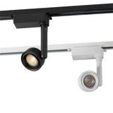 LED Track Light Rail 0.5M 1M Black White Aluminum 2 Wire System Track Light Series Universal Track for Ceiling Spot Lamps