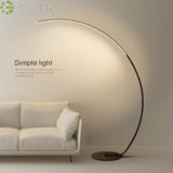 Modern Nordic LED Floor Lamp | Minimalist Fishing Light for Study & Living Room
