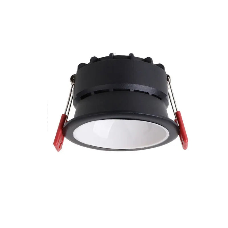 Dimmable Anti Glare Recessed Led COB Ceiling Downlight Lamp 7W 10W 15W 18W 24W Spot Light Fixtures Indoor Home Lighting