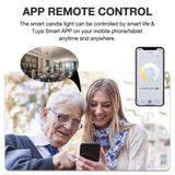 Kedia Tuya E14 Smart ZigBee WiFi Candle Light Bulb European Light Bulbs RGB LED WW Lamp Via Smart Life Alexa Google Home Alice