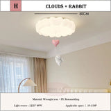 Modern Cloud LED Ceiling Light - Bubble Ball Lamp for Children's Bedroom