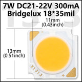 COB LED Chip 3W 5W 7W 10W 20W 30W 40W Light Emitting Diode LED Module Matrix 1313 2020 2828 1919 for Bulb Downlights