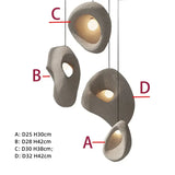 Japanese Wabi Sabi Style Resin Pendant Light Designer Style Homestay Hotel High-end Living Room Restaurant Pendant Light