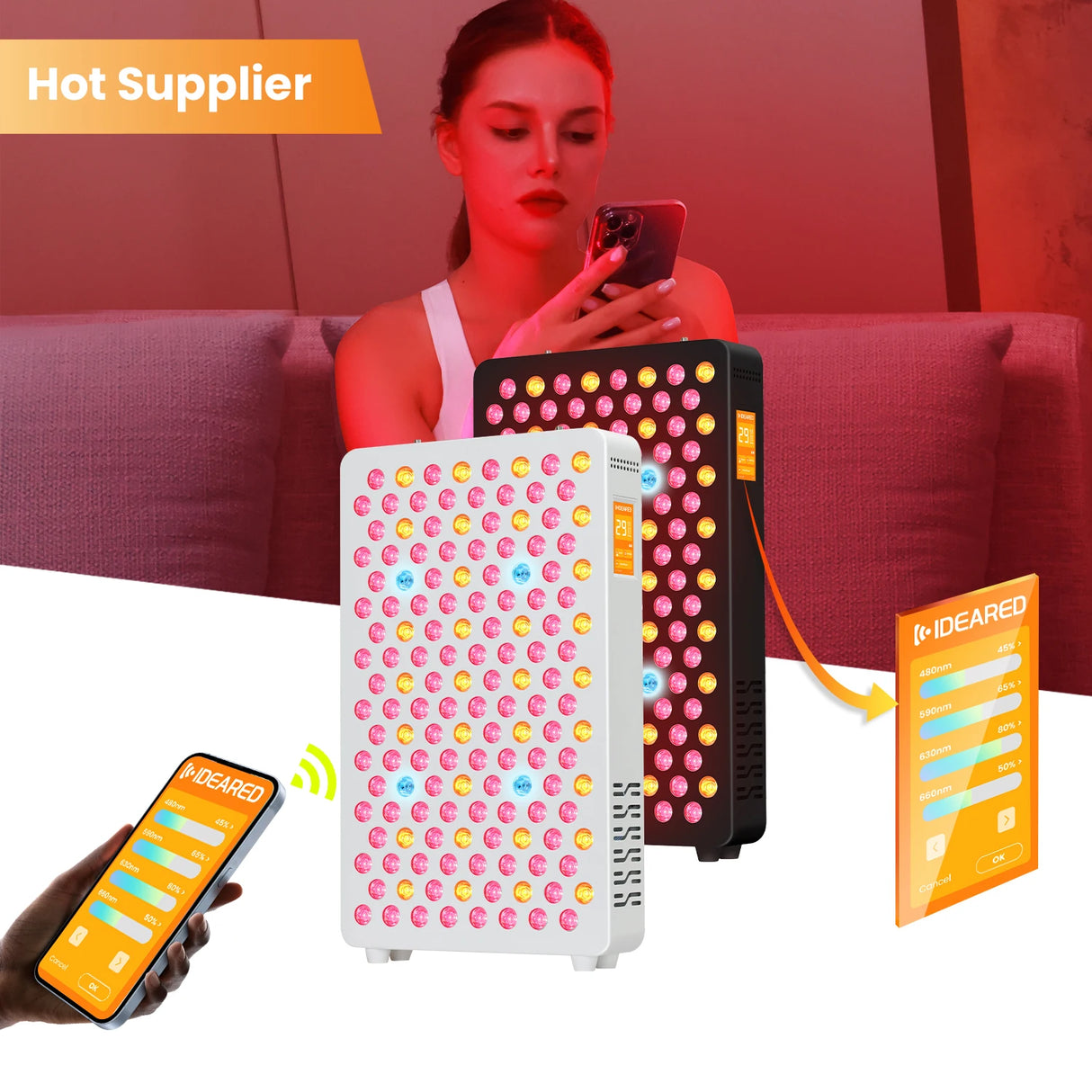 Red Light Therapy RLPRO200MAX Physical Therapy Full Body 480,590,630,660, 670, 810, 830, 850,1060 Red Light Therapy Panel