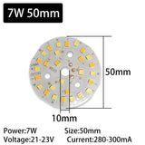 LED Bead Ceiling Lamp Renovation Lamp Board Circular Dual Color Dimming Bulb 3W 5W 7W 9W 12W 18W 24W Down Lamp SMD Light Source
