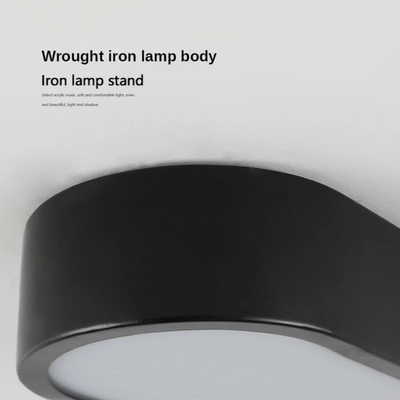 Modern Led ceiling Lamps Black White Acrylic Corridor Ceiling Lights for Dining Living Room Bedroom Home Decor Fixture