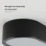 Modern Led ceiling Lamps Black White Acrylic Corridor Ceiling Lights for Dining Living Room Bedroom Home Decor Fixture